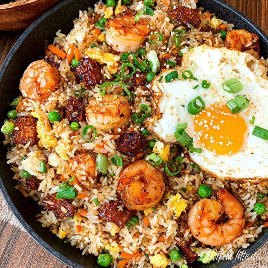 Deliciously Spicy Bang Bang Fried Rice Creation