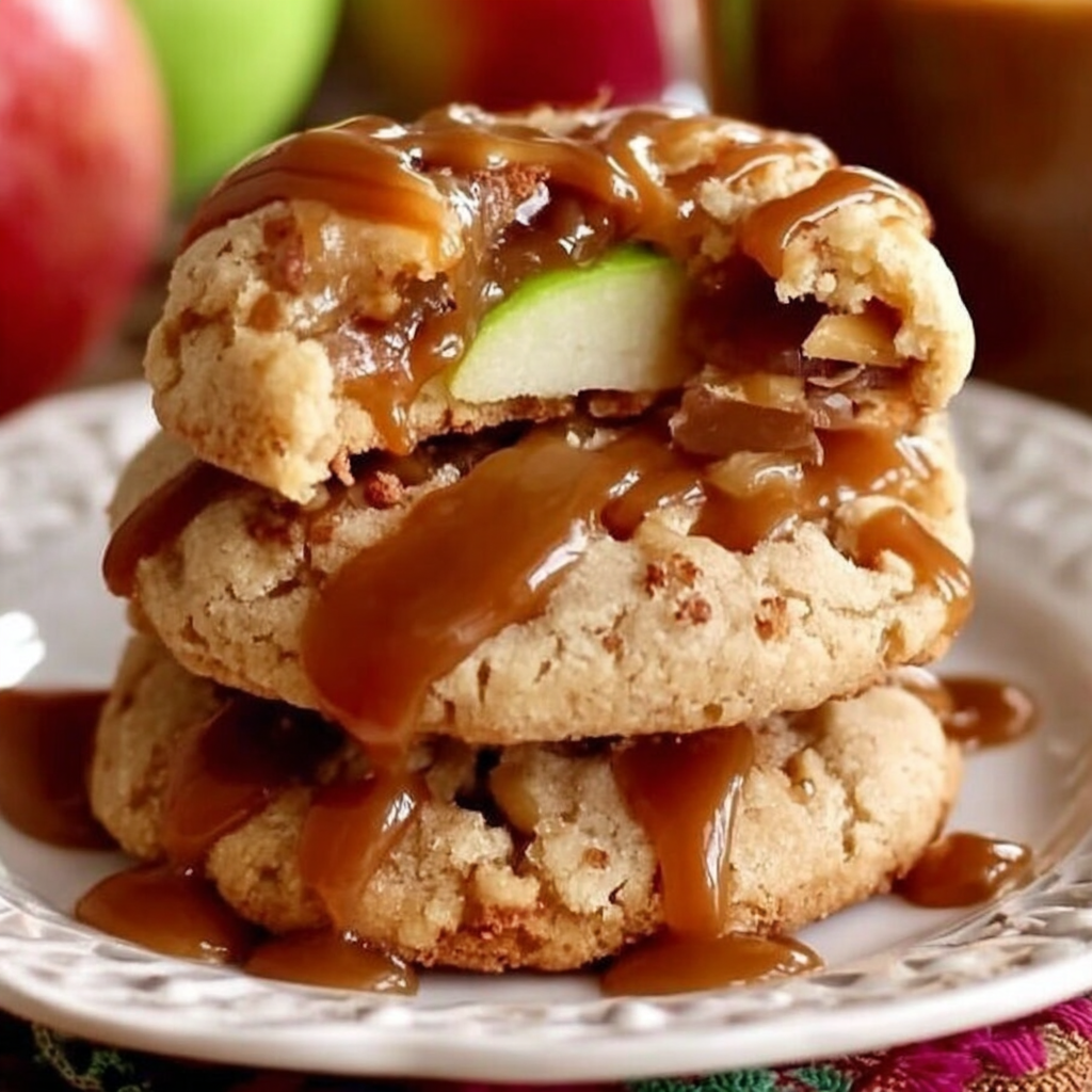 Deliciously Sweet Caramel Apple Cookies to Bake Today