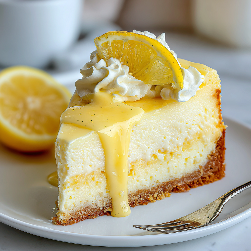 Delightful Lemon Cream Cheese Cake for Home Bakers