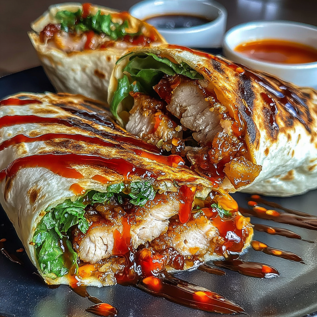 Flavorful Sweet Chili Chicken Wraps for Your Table