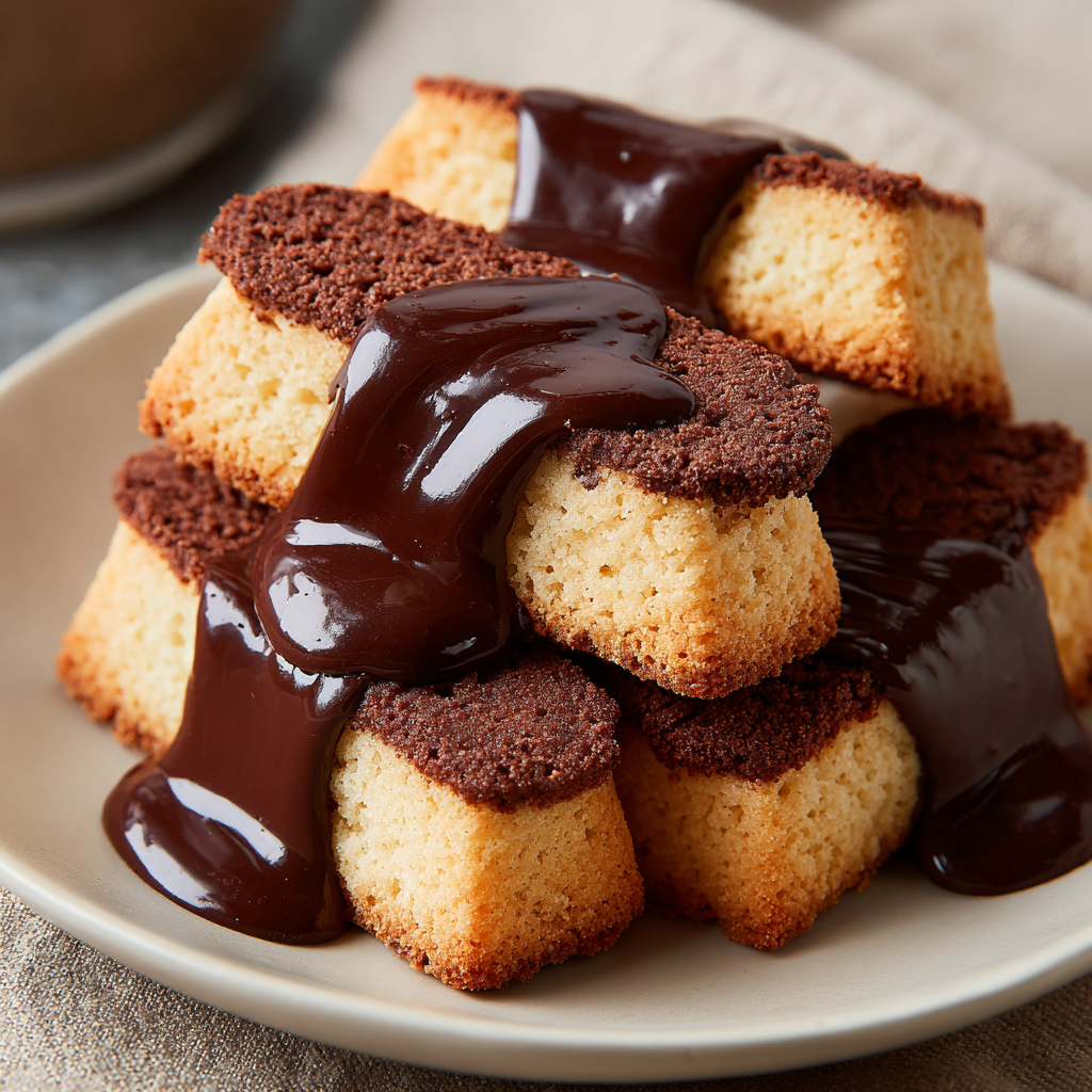 Savor the Delight of Chocolate-Dipped Shortbread