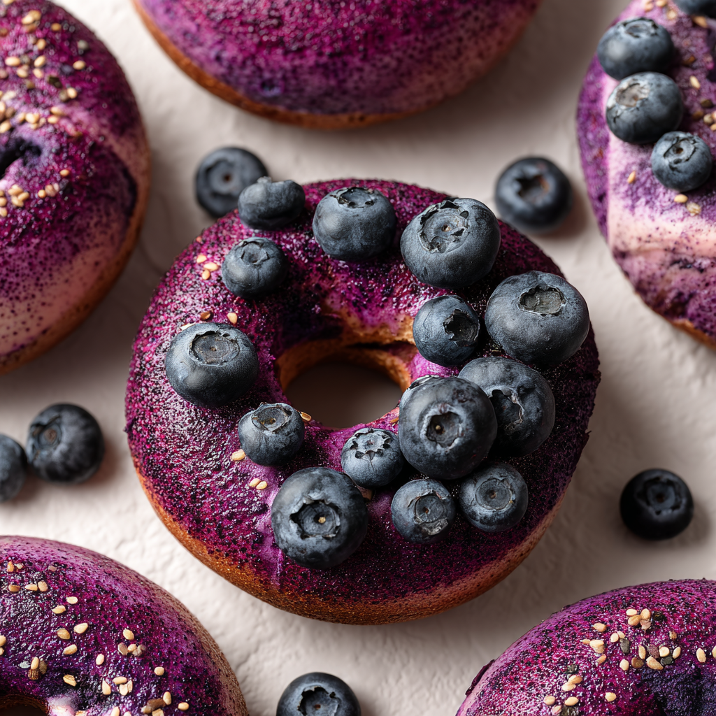 Deliciously Soft Homemade Blueberry Bagels