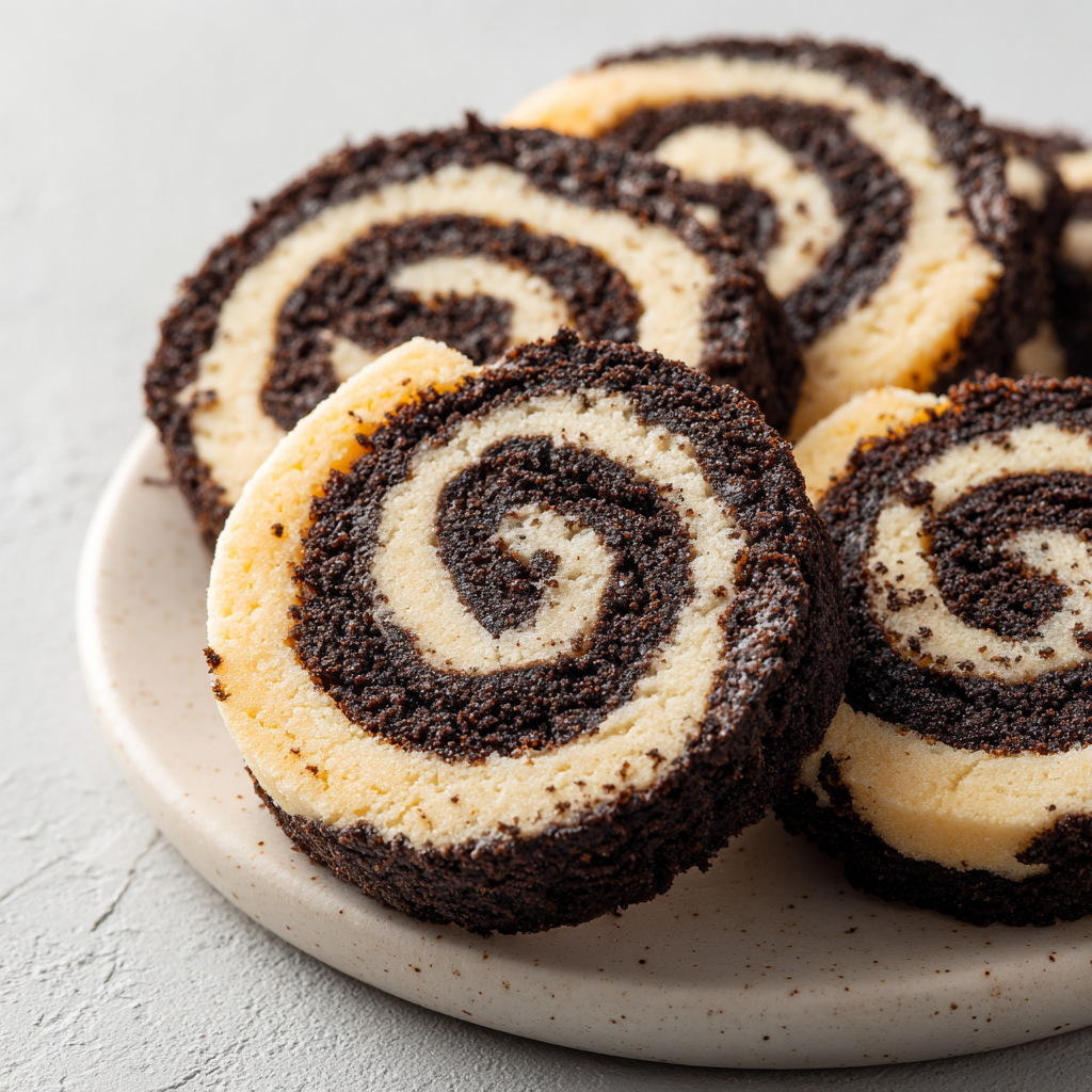 Delightful Black and White Pinwheel Cookies to Impress